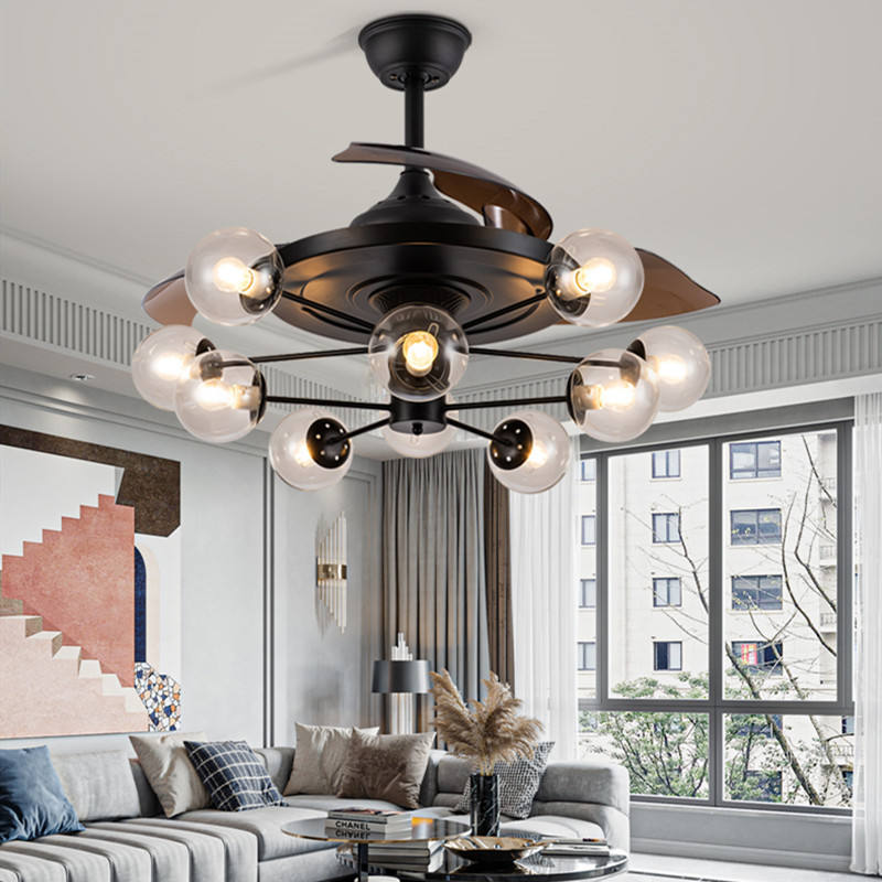 CHINA Factory Direct Modern Ceiling Fan With Light And Remote Control