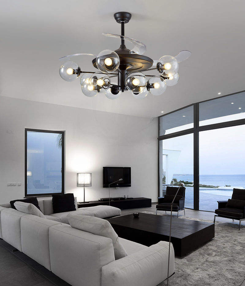 CHINA Factory Direct Modern Ceiling Fan With Light And Remote Control