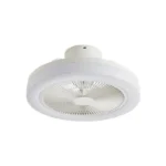 Custom quality 46cm diameter RGB Color Bluetooth LED ceiling Fan Remote Control Fan light