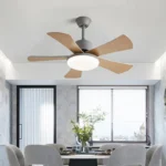 living room bed room pendant lighting chandelier wood wooden ceiling fan with light