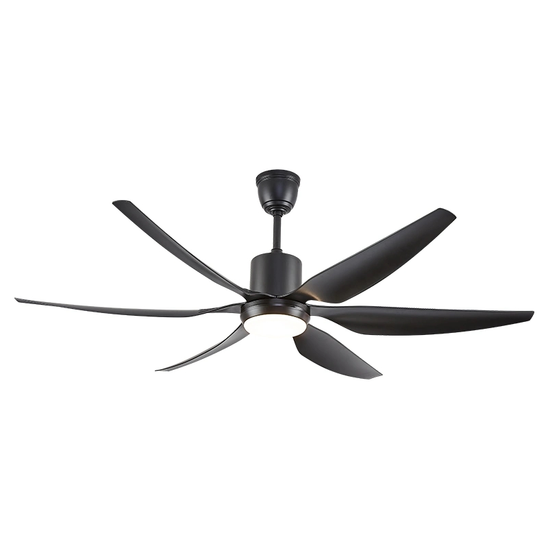 6 ABS Blades Remote Control LED Ceiling Fan with Light
