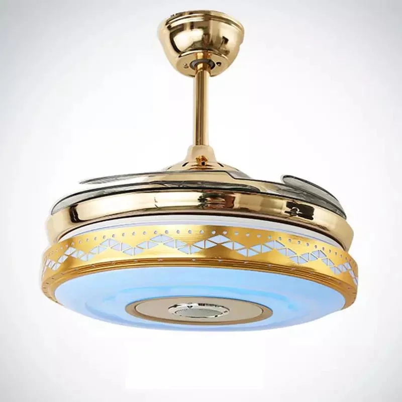 Colorful Bluetooth Smart Control Invisible Ceiling Fan Light