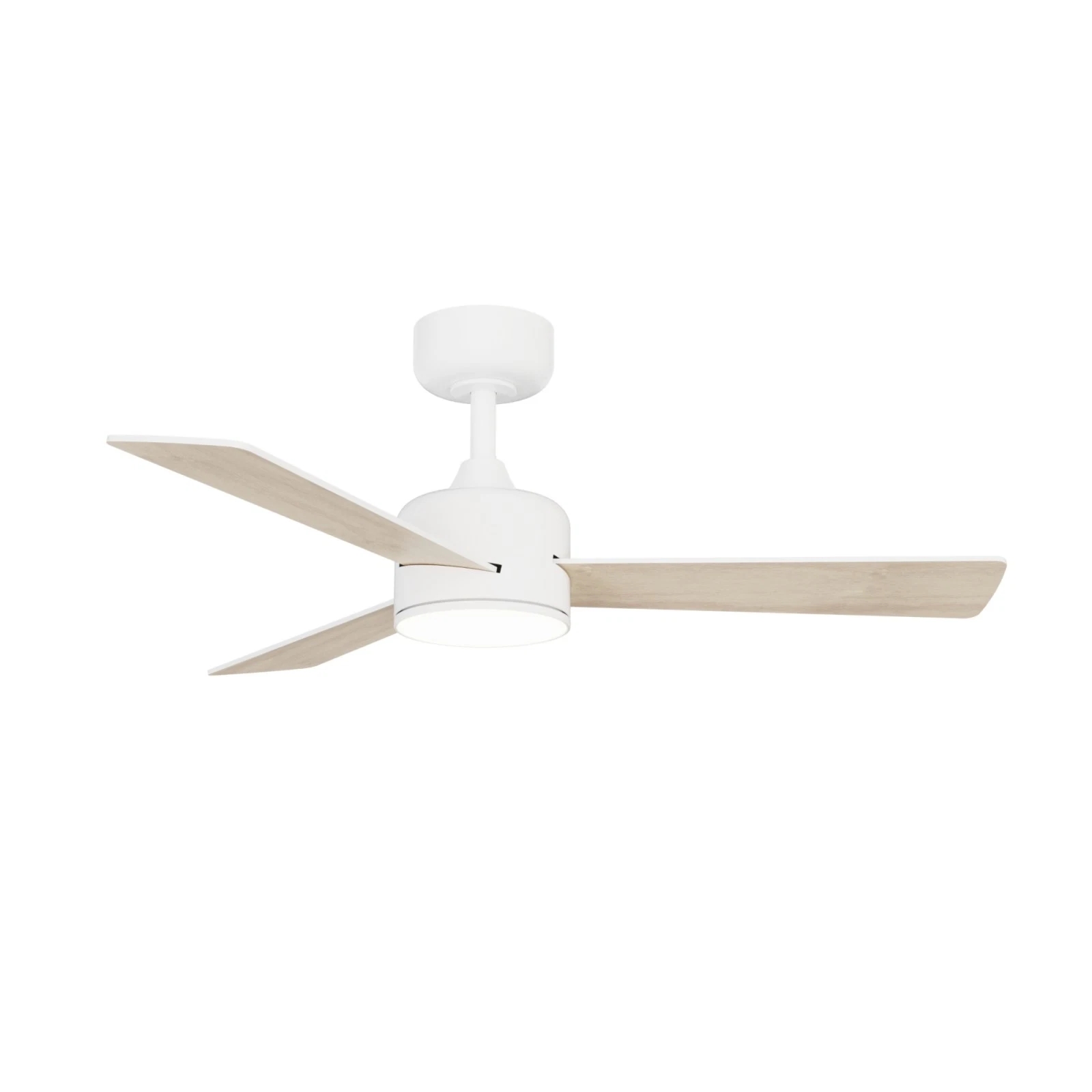 Four Color Plywood Low Profile Remote Control Ceiling Fan with Light