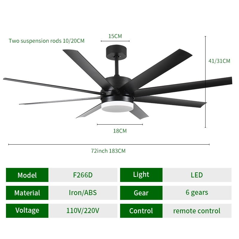 New Design Remote Control Modern Style Cheap Ceiling Fan with Light